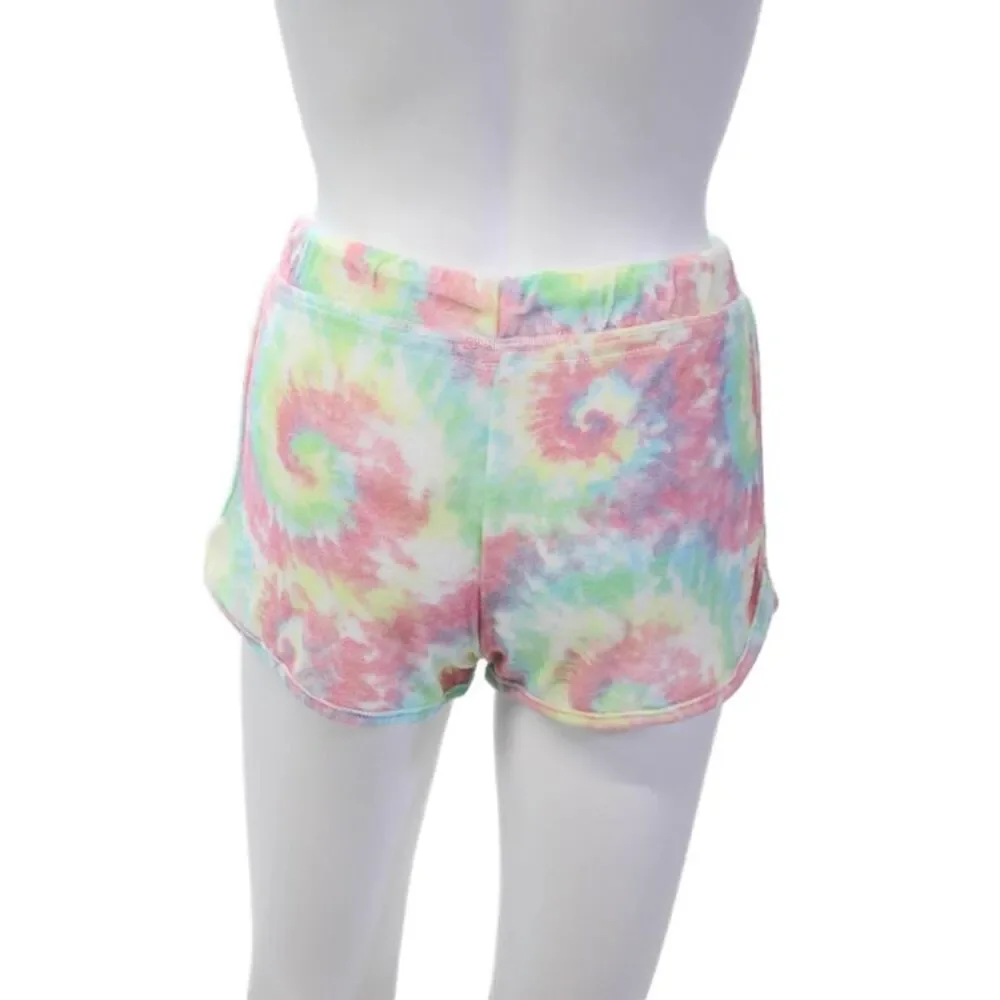 Emerson Road Womens Tie-Dye Sleeveless Scoop Neck Pajama Set Multicolor Size XS